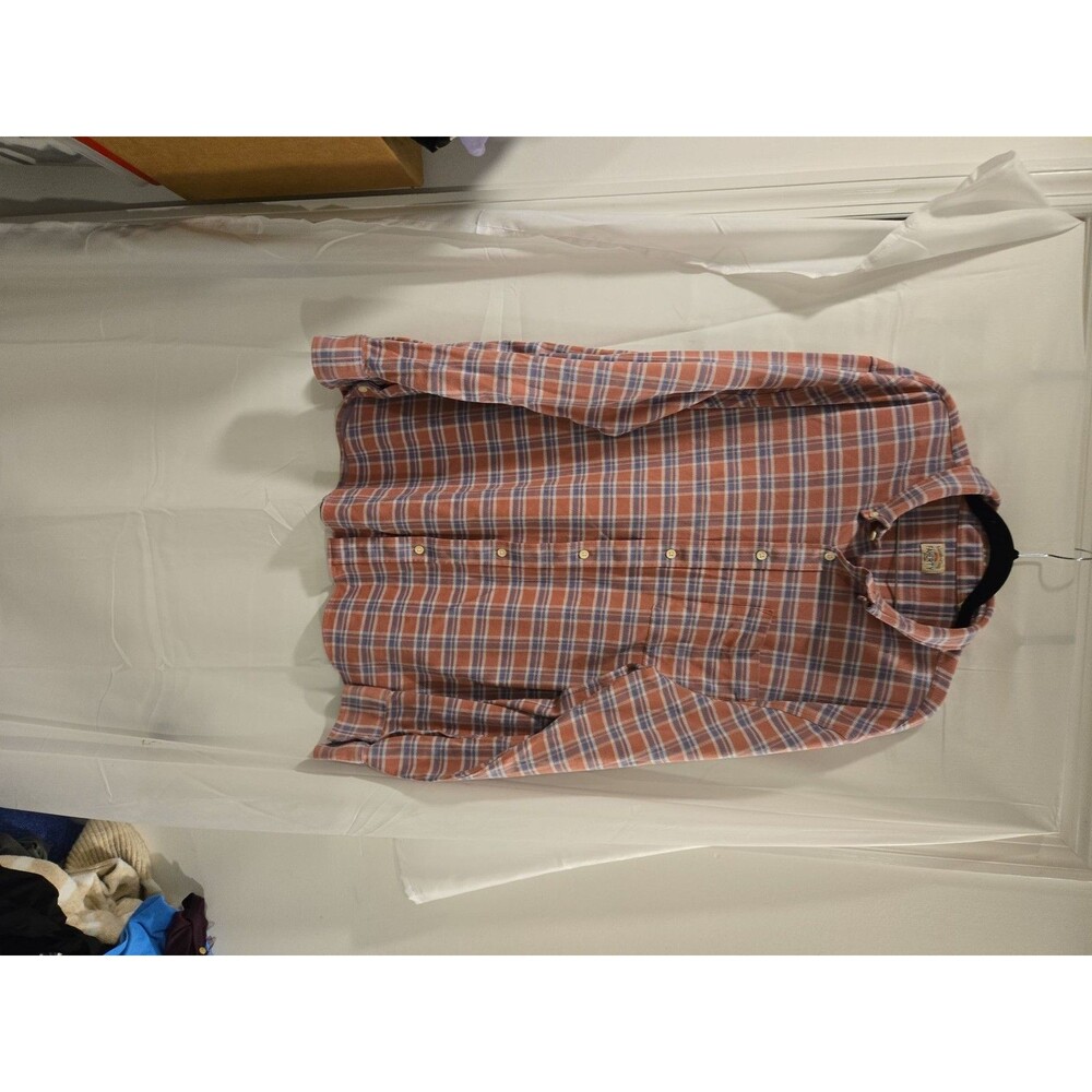 Faherty Brand Movement Flannel Plaid Button-Down Shirt